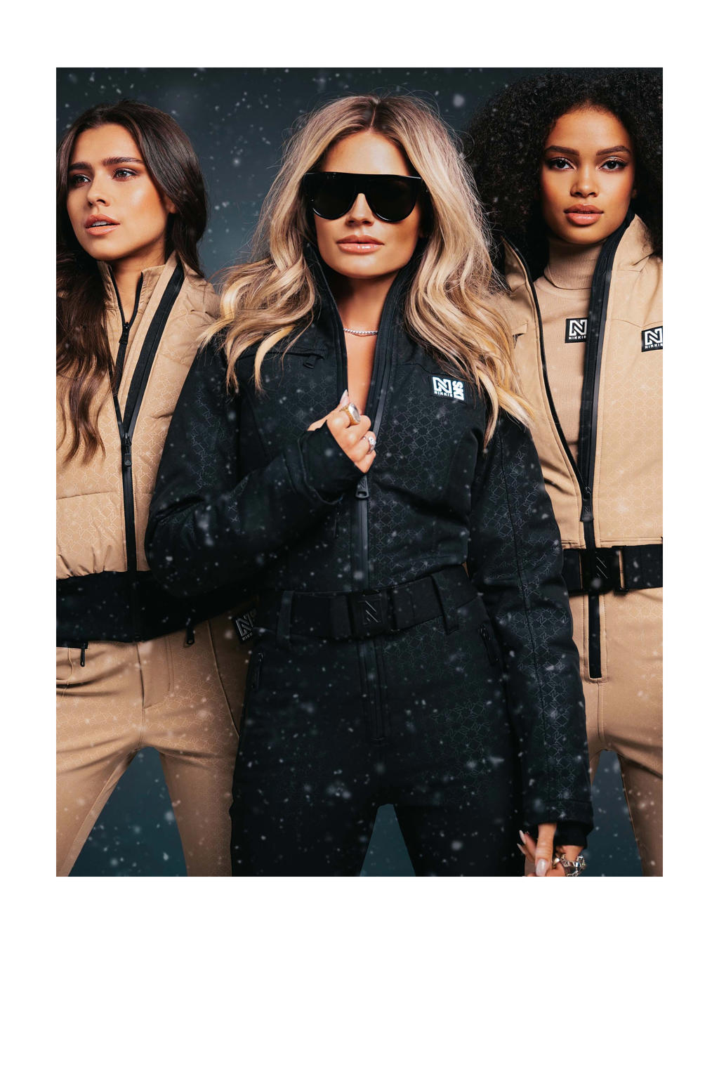 NIKKIE ski jumpsuit Yente zwart wehkamp