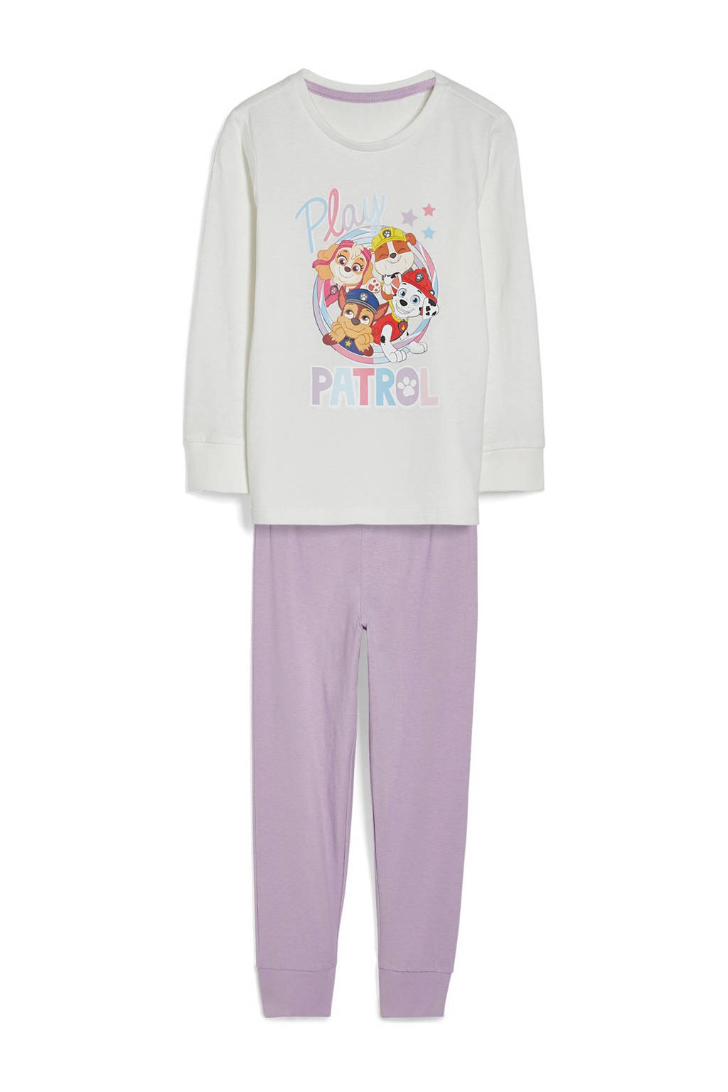 C&A Paw Patrol Paw Patrol pyjama lila/wit