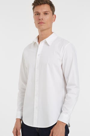 regular fit overhemd wit