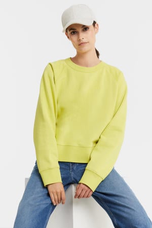 sweater met tekst groen