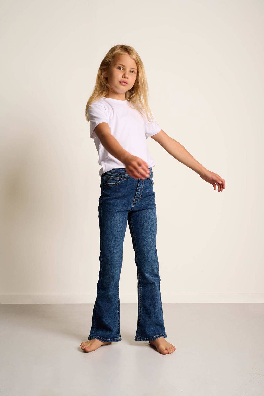 flared jeans Jennifer denim medium stonewash