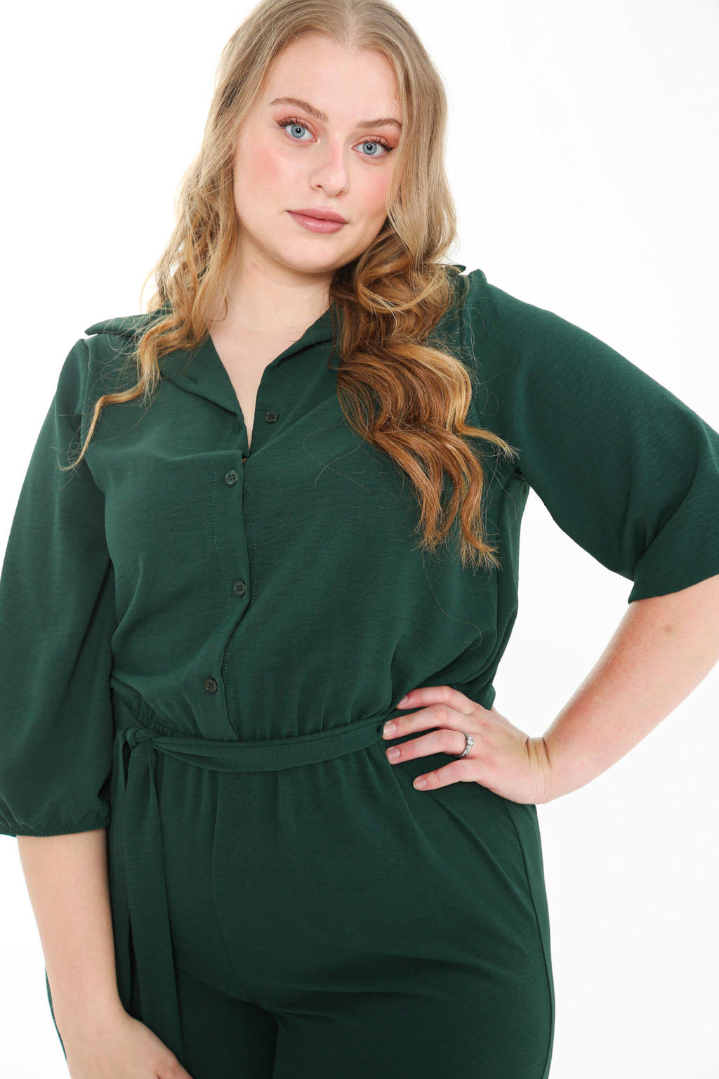 Paprika jumpsuit donkergroen kopen? in huis wehkamp