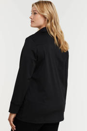thumbnail: Exxcellent blouse Laila van travelstof zwart