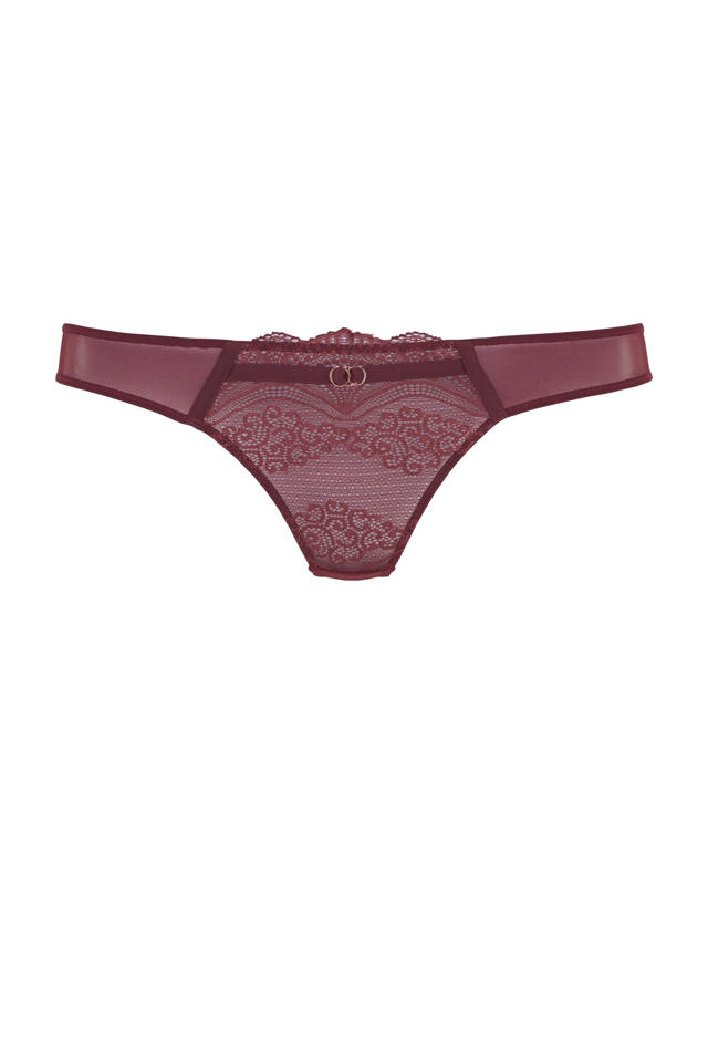 Lascana string wijnrood kopen? Morgen in huis wehkamp