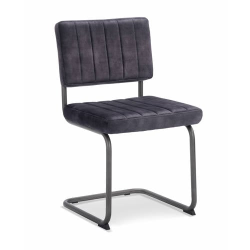 Wehkamp Home eetkamerstoel Kay (set van 2) - Antraciet