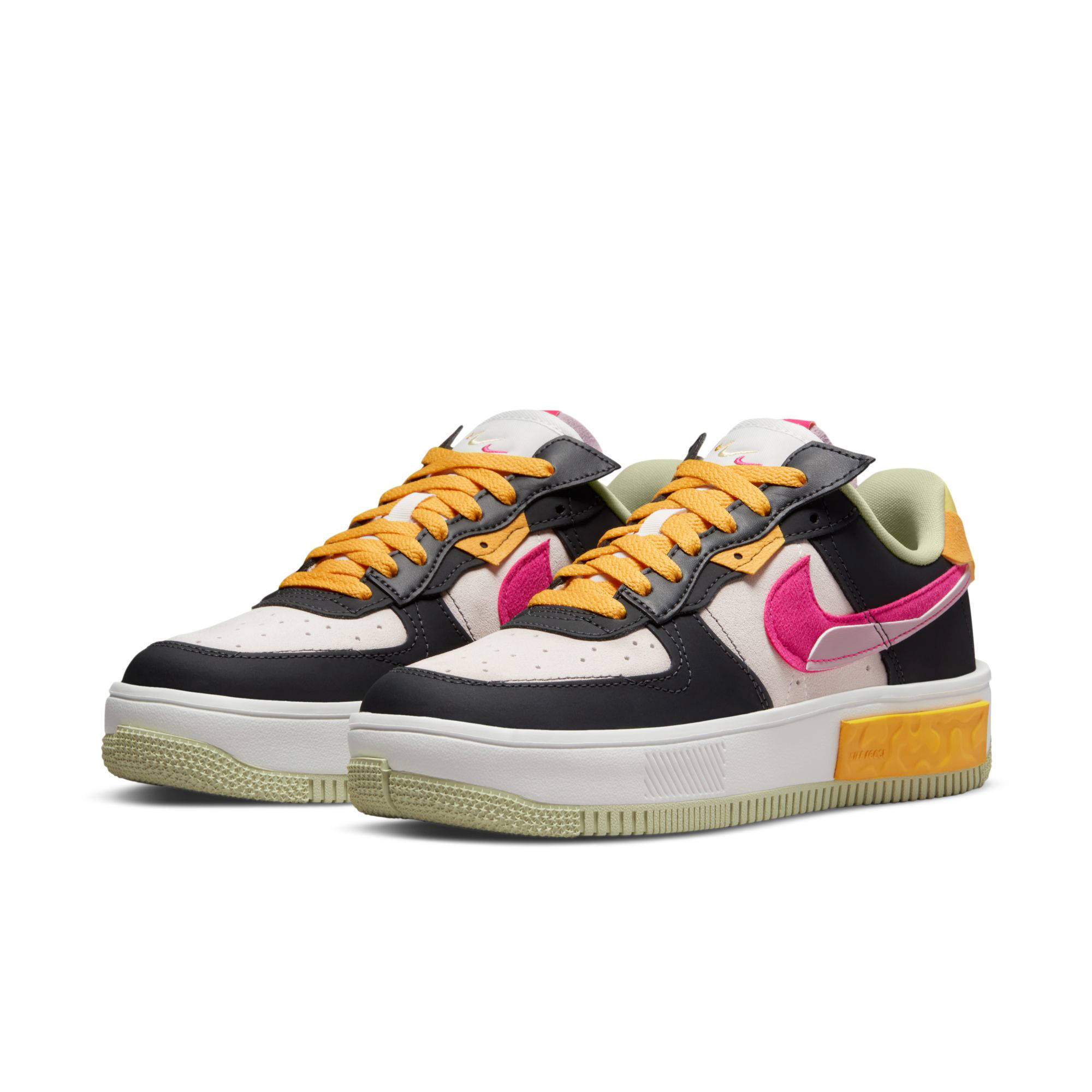 nike air force 1 dames geel