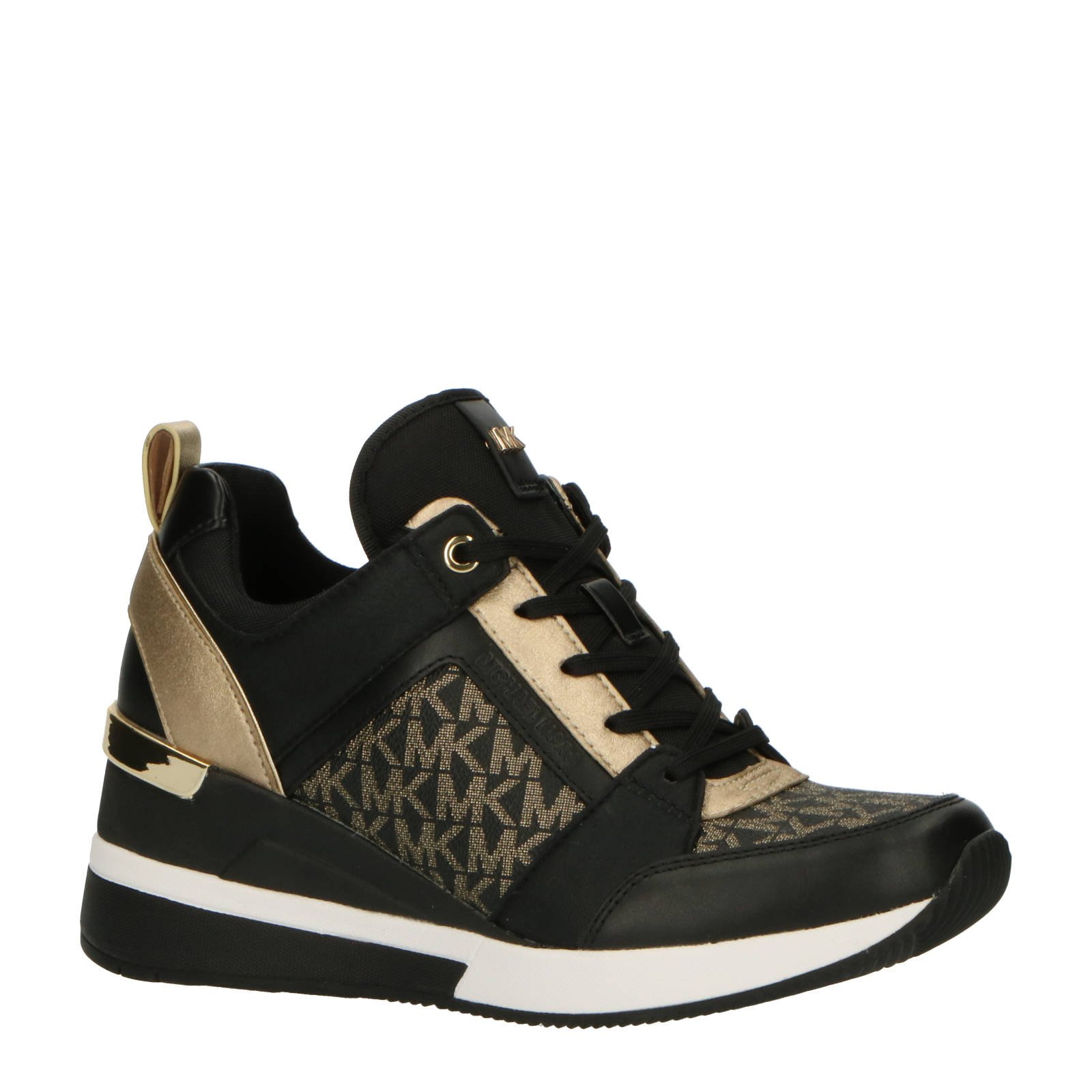 Sneakers met sleehak online zwart