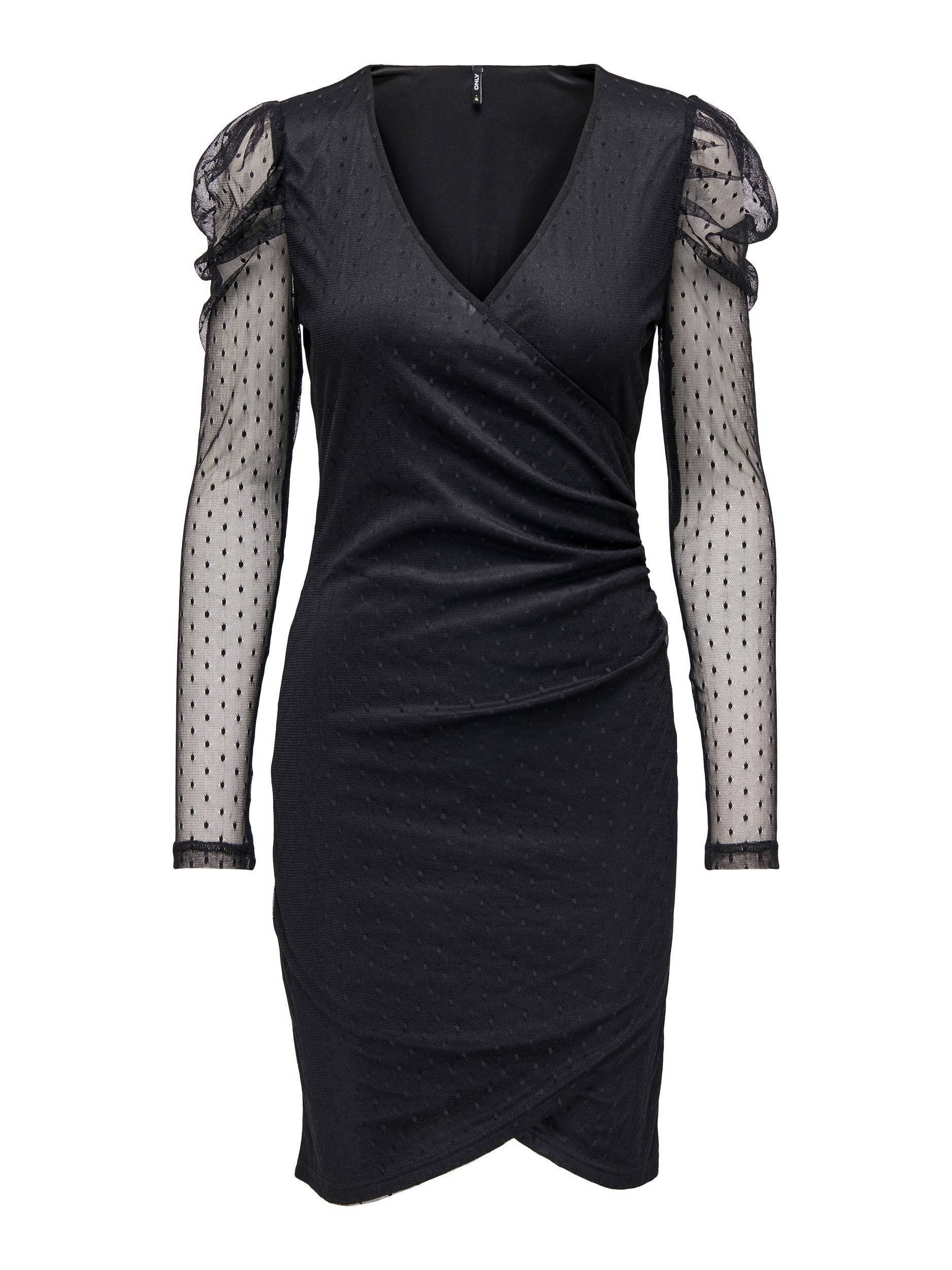 Gisel Geklede jurk zwart casual uitstraling Mode Jurken Geklede jurken 