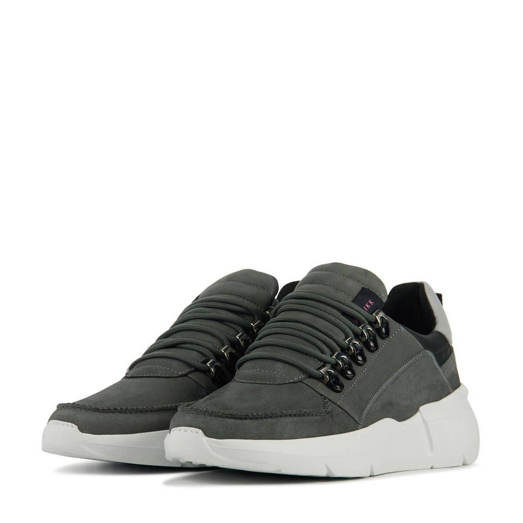 Nubikk Rogue Roman nubuck sneakers grijs wehkamp