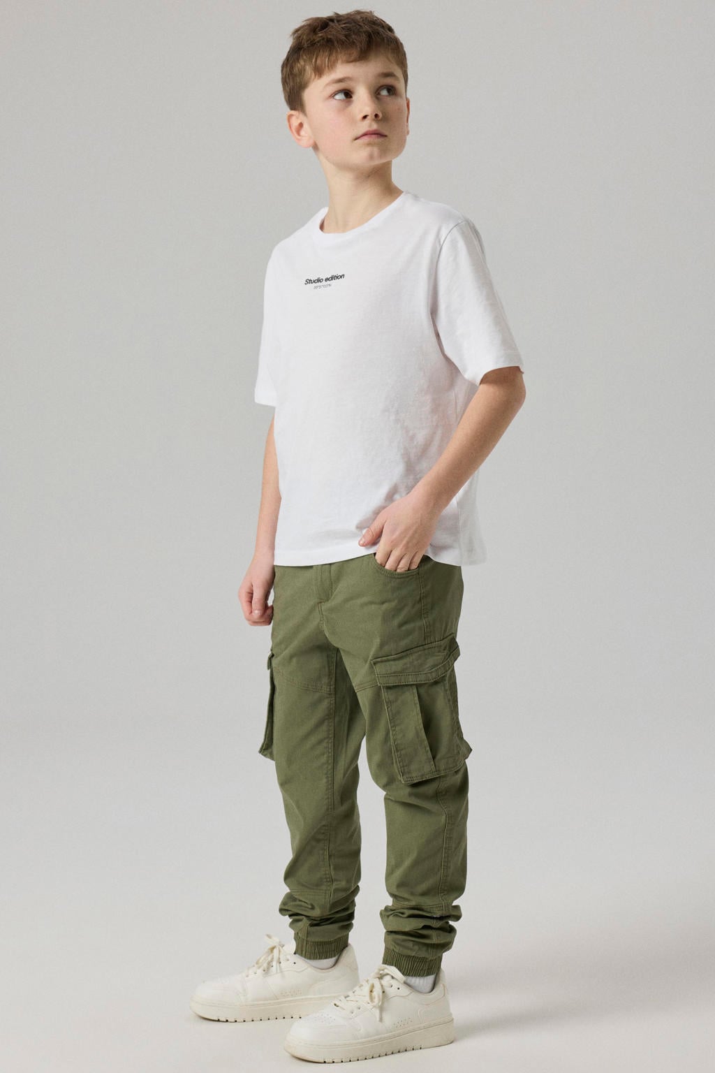 NAME IT KIDS cargobroek NITBAMGO groen