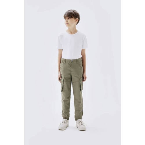NAME IT KIDS cargobroek NITBAMGO groen afbeelding