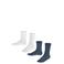 FALKE sokken - wit en blauw (set van 2)