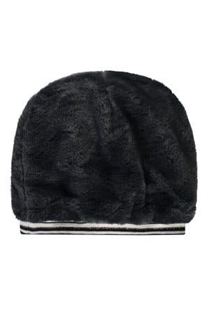imitatiebont muts donkerblauw