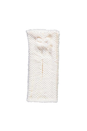 imitatiebont sjaal offwhite