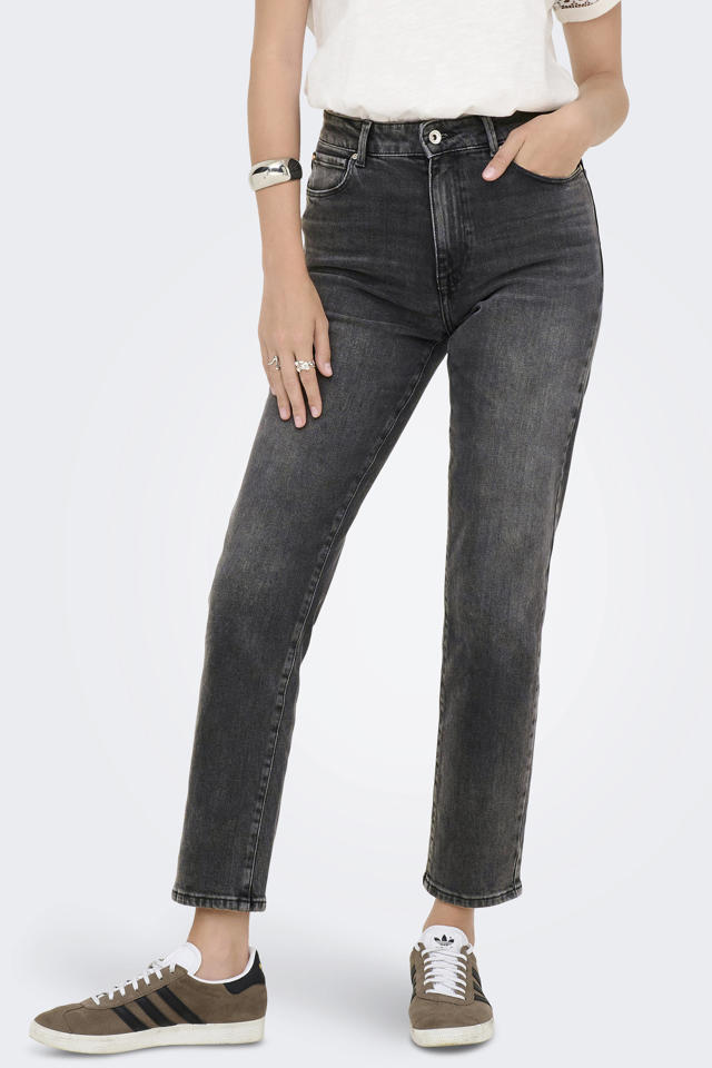 Only Regular fit korte jeans met wijde pijpen, model 'SONNY' in donkerblauw online kopen | P&C