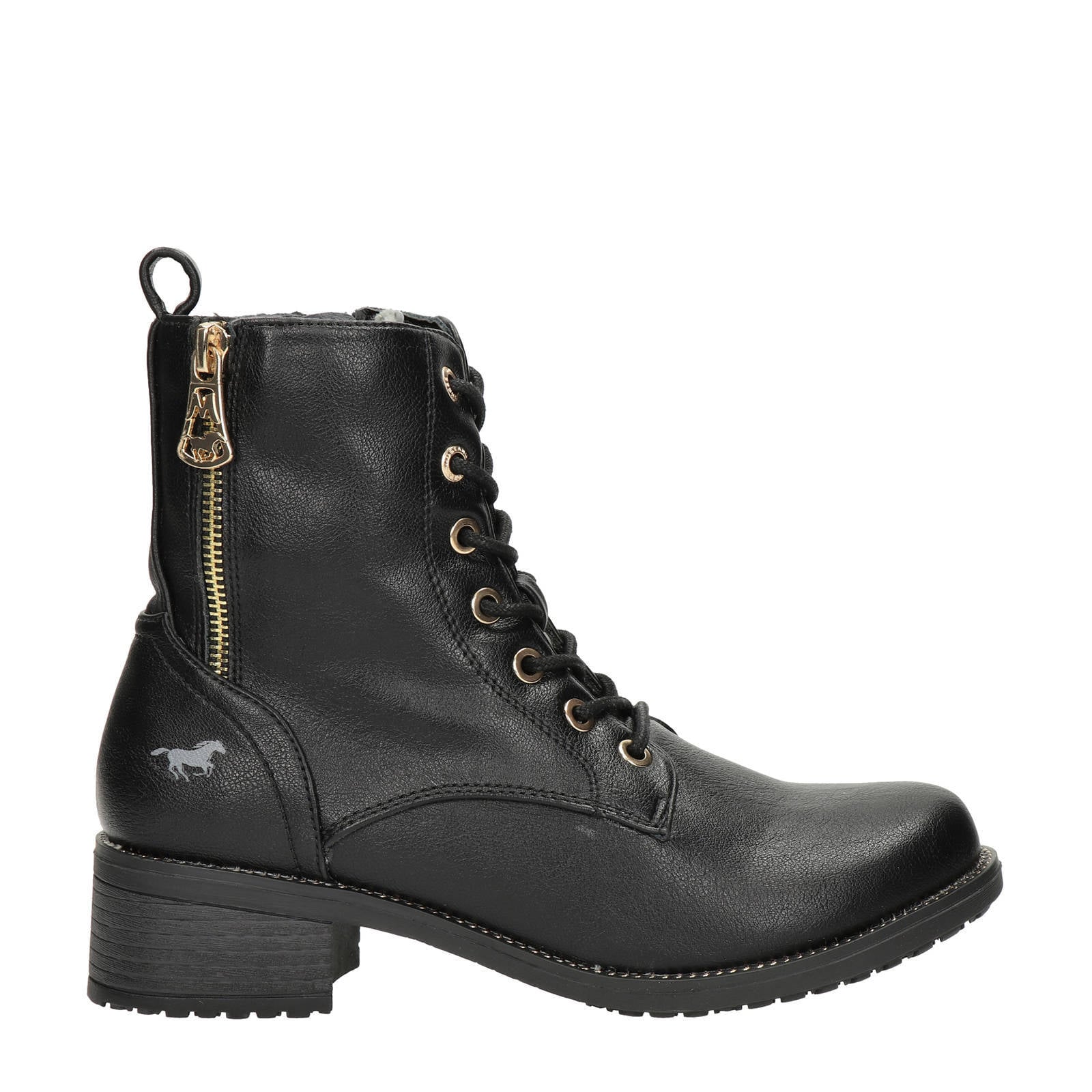 Mustang veterboots zwart kopen? | Morgen in huis | wehkamp