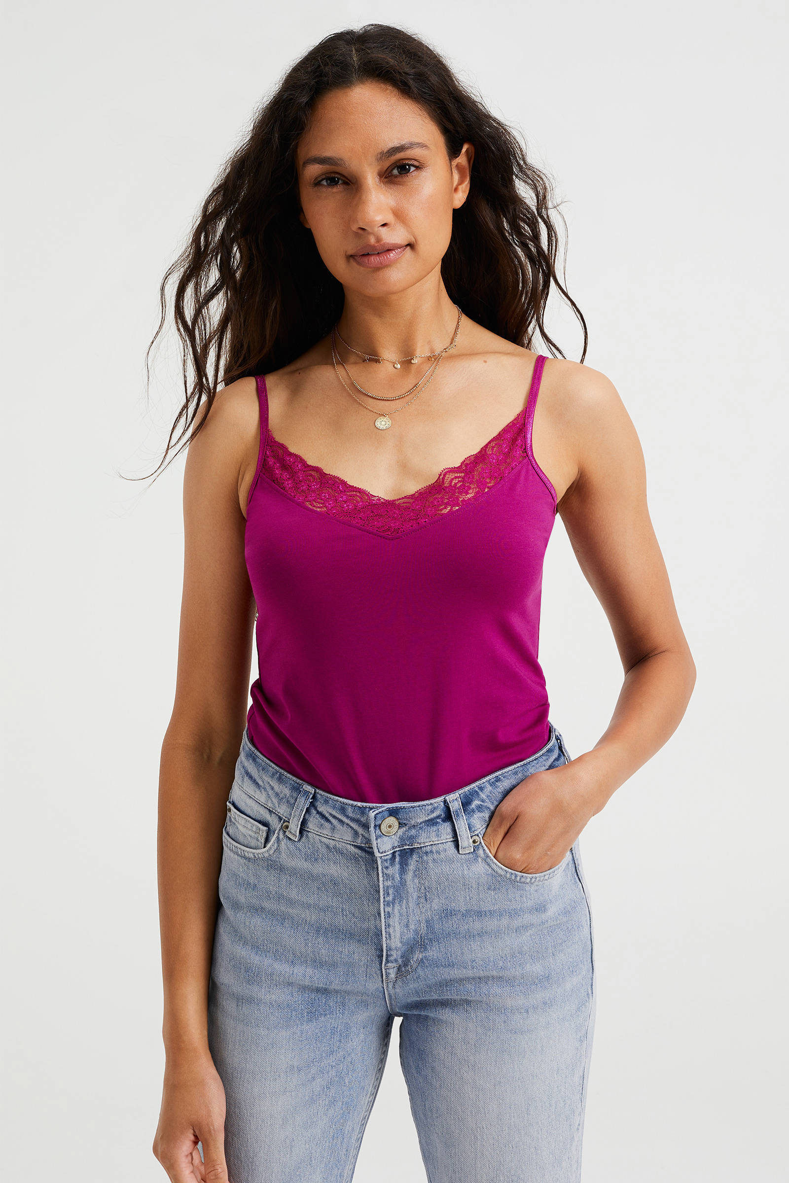 Mode Tops Camisoles s.Oliver Camisole bruin casual uitstraling 