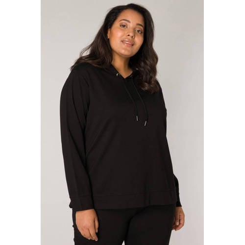 Base Level Curvy sweater zwart afbeelding