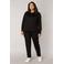 Base Level Curvy sweater zwart