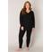 Base Level Curvy top Anine zwart