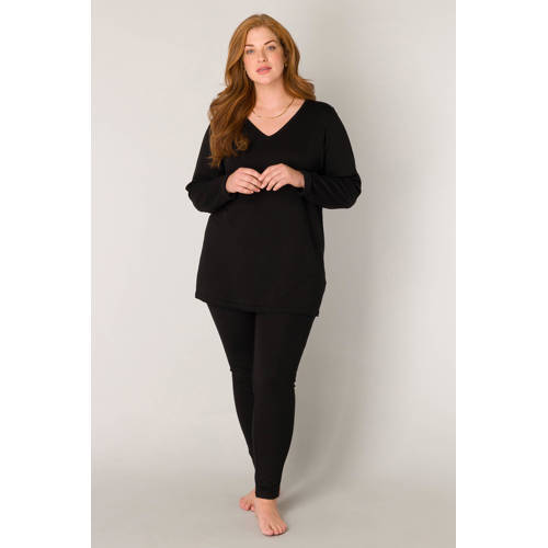 Base Level Curvy top Anine zwart afbeelding