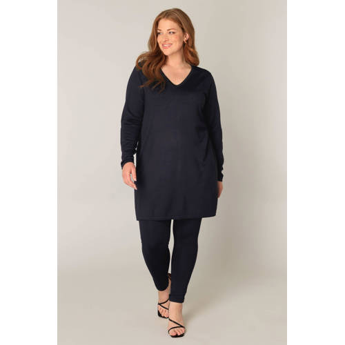 Base Level Curvy top Anine donkerblauw afbeelding