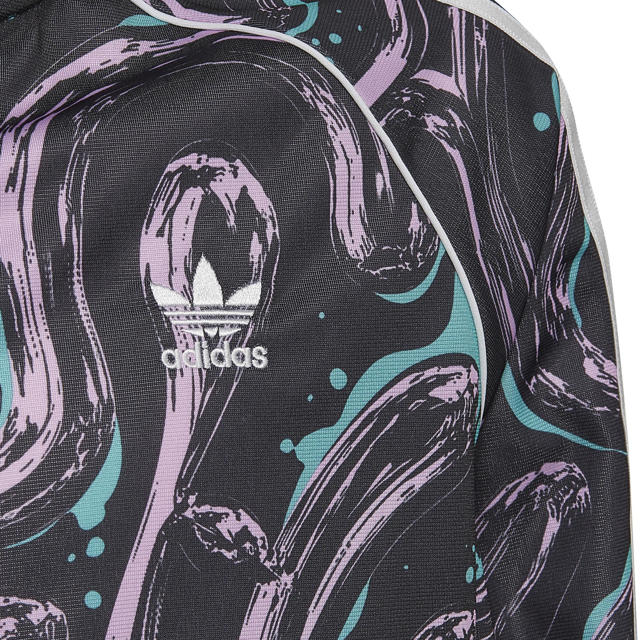 adidas vest zwart/roze/blauw wehkamp