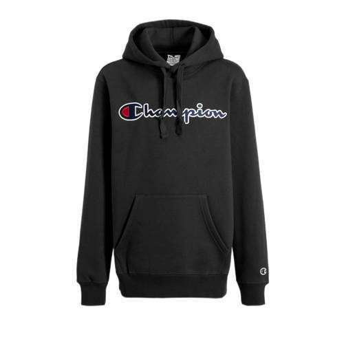 Champion hoodie met logo zwart