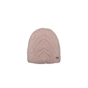 gebreide muts roze