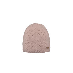 gebreide muts roze