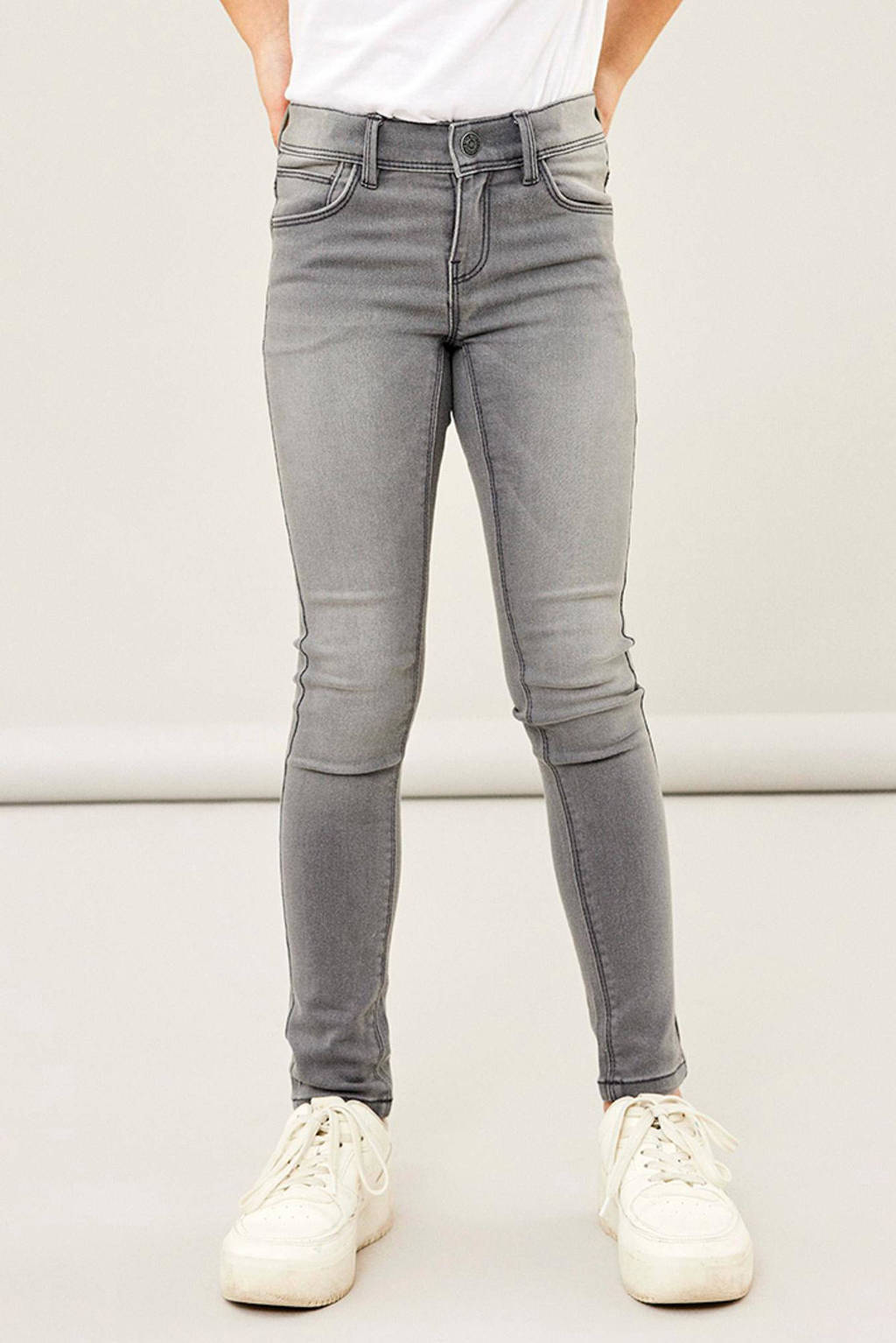 skinny jeans NKFPOLLY light grey denim
