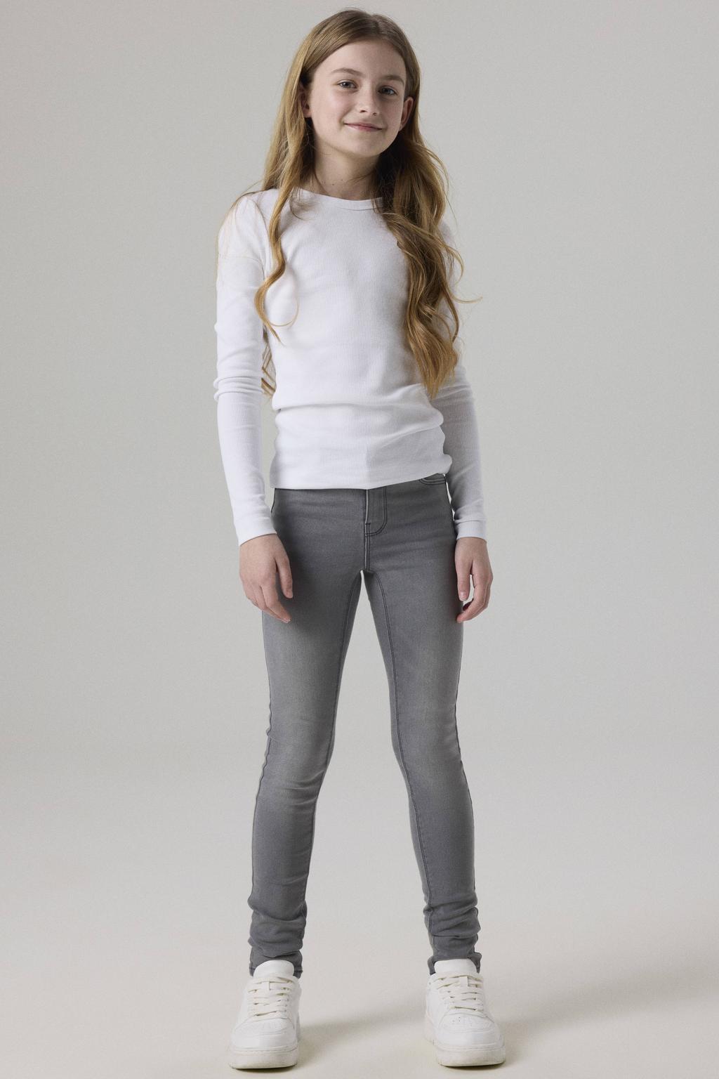 NAME IT skinny jeans NKFPOLLY light grey denim