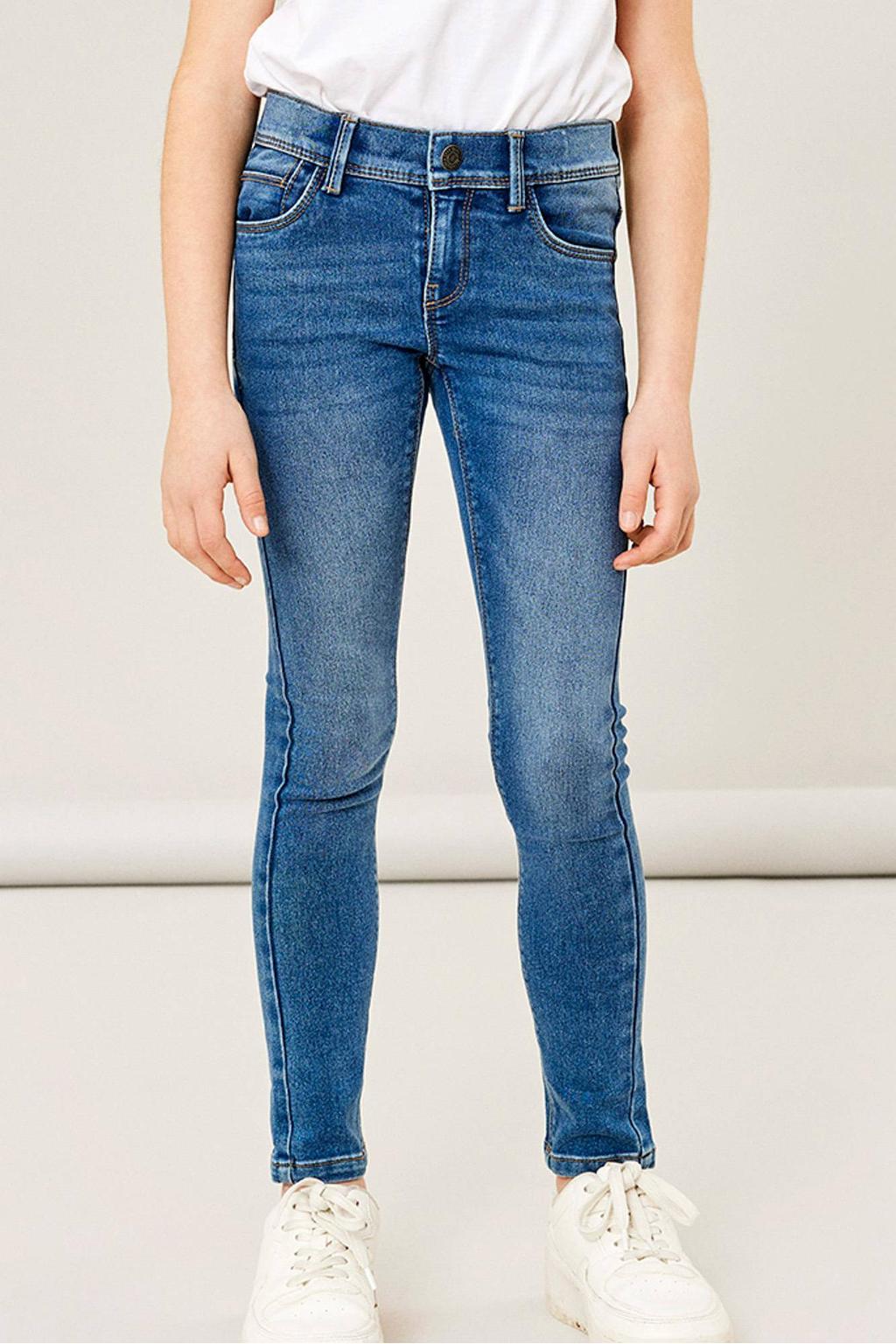 NAME IT skinny jeans NKFPOLLY medium blue denim