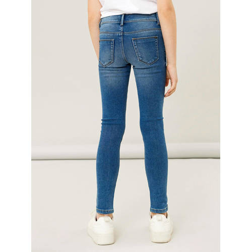 NAME IT skinny jeans NKFPOLLY medium blue denim afbeelding