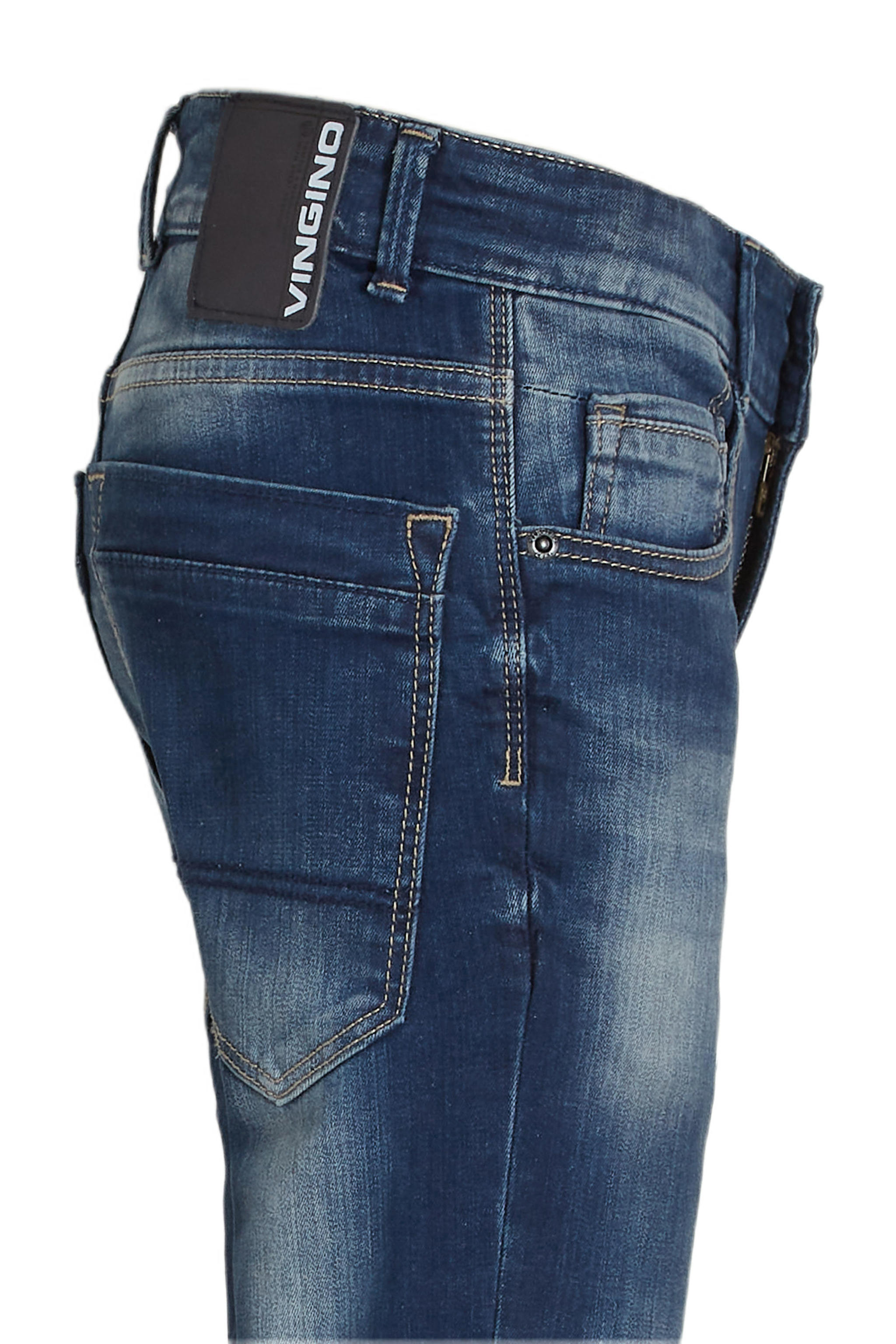 Jeans Vingino Diego Per Ragazzo - Grigio Scuro Vintage - Taglia 16 - 3
