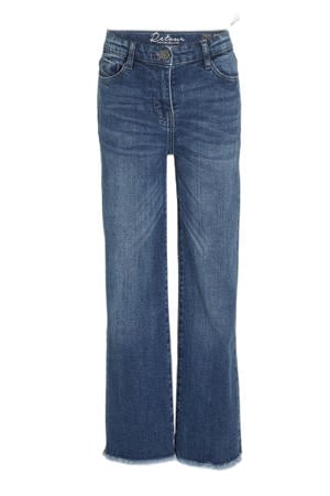 high waist wide leg jeans Missour medium blue denim