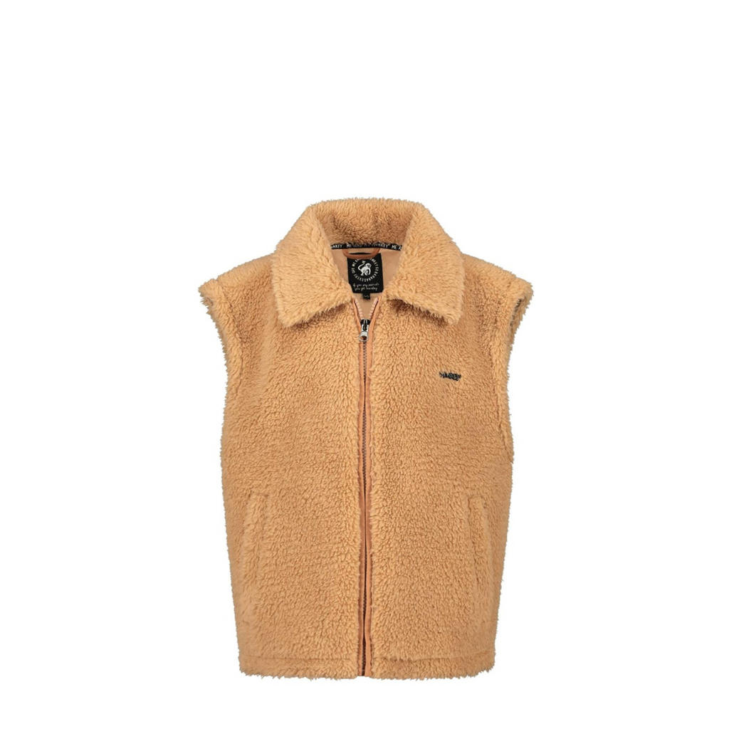 Me & My Monkey gilet Teddy beige