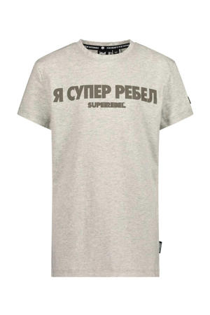 T-shirt van biologisch katoen grijs