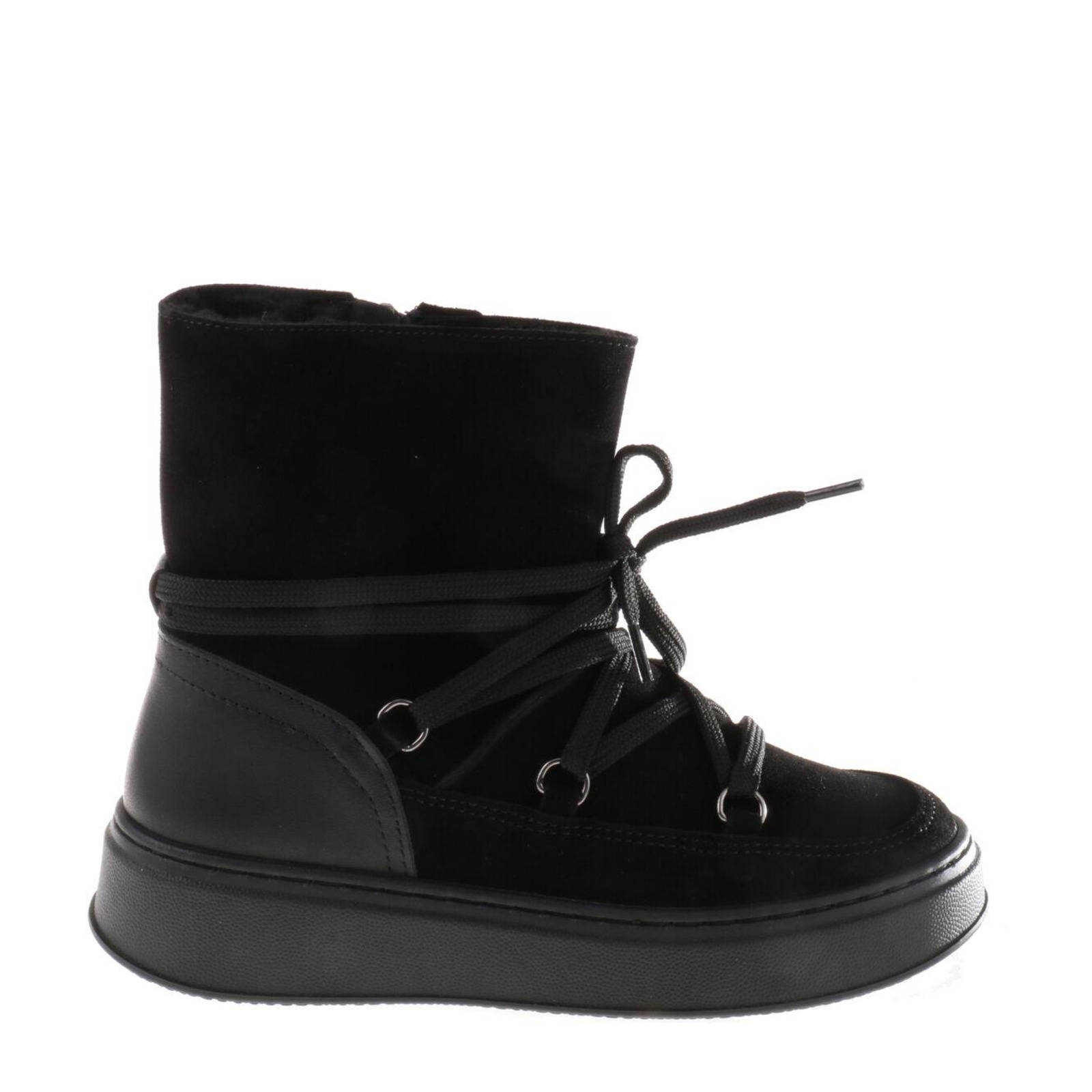 Hip suede veterboots zwart | wehkamp