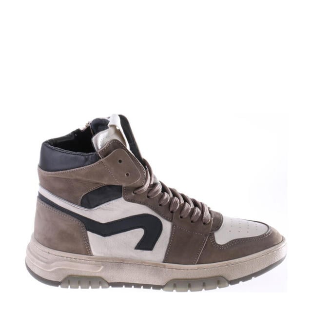 Hip H1246 leren sneakers kaki wehkamp - Main Image