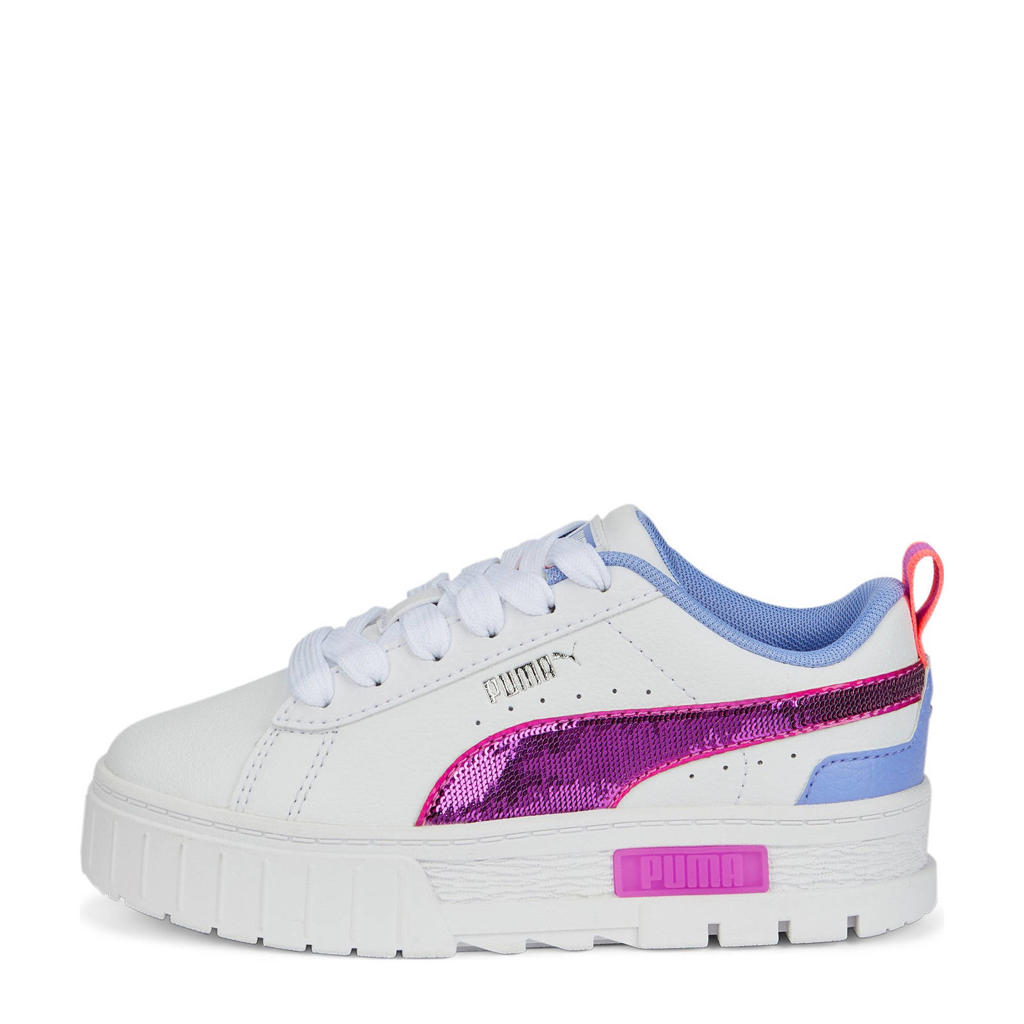 Puma Mayze Glitzy  sneakers wit/roze