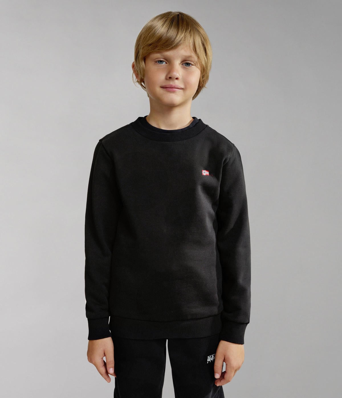 Napapijri Black Wool Mens Sweater