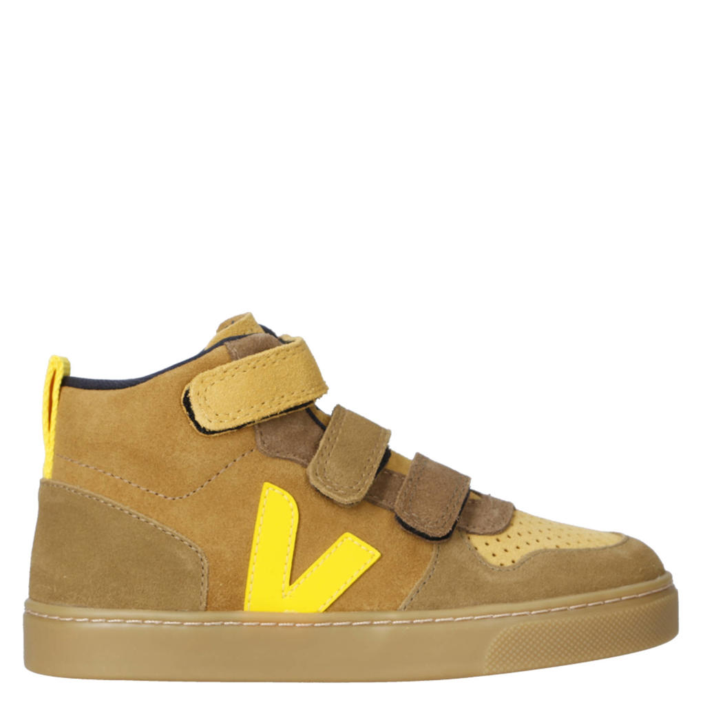 Bruine jongens Veja suède sneakers met veters