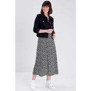 thumbnail: Dark blue denim dames Cache Cache spijkerjasje van denim met effen, lange mouwen, reverskraag en knoopsluiting