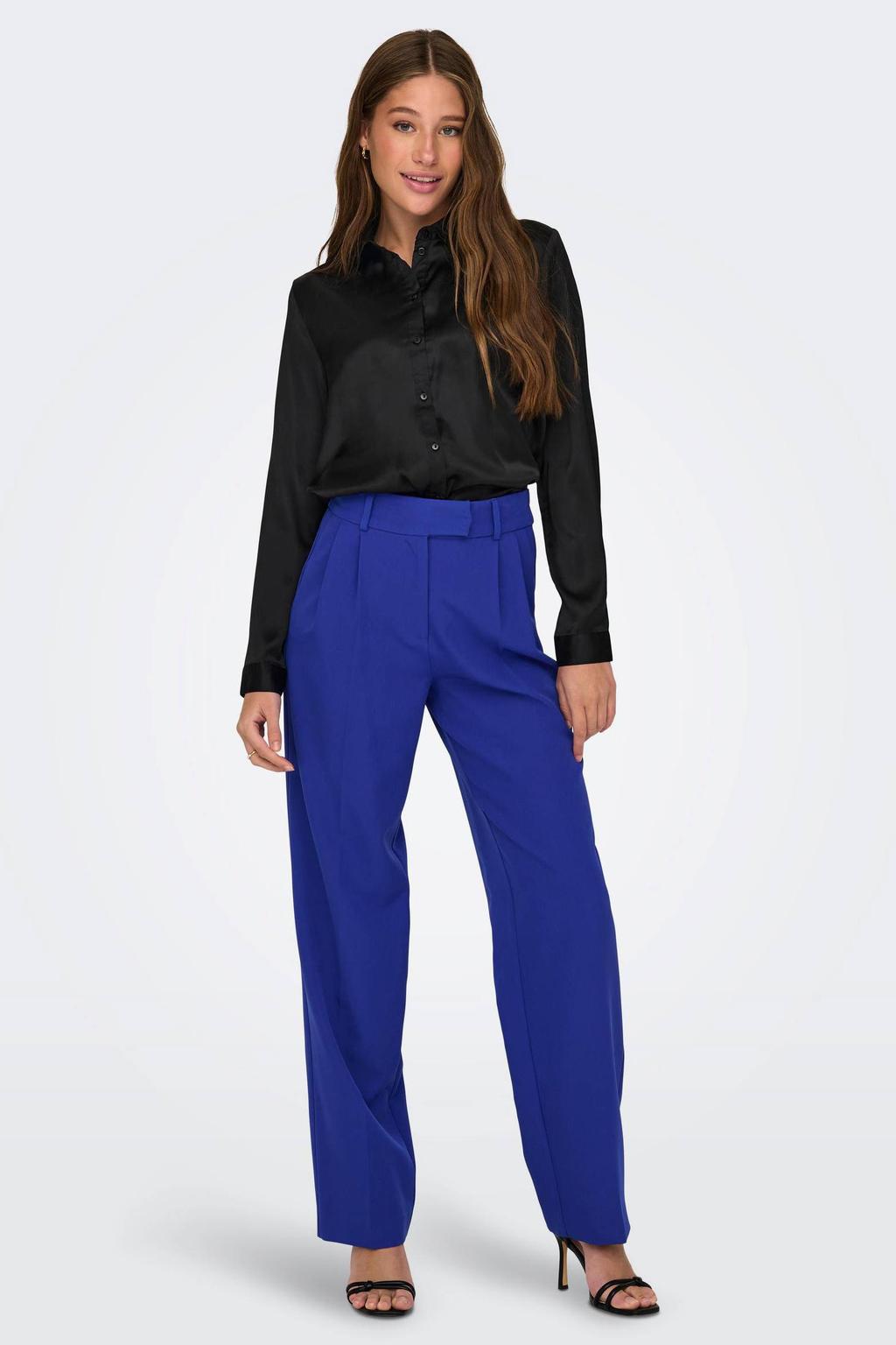 Shelly Sterk x JDY x Wehkamp blouse JDYFIFI zwart