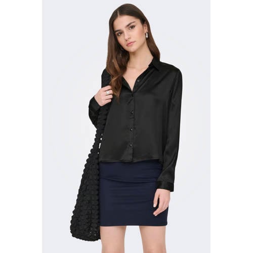 Shelly Sterk x JDY x Wehkamp blouse JDYFIFI zwart afbeelding