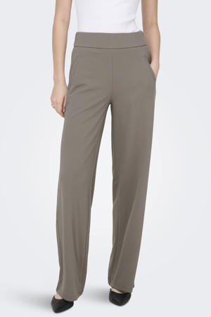 high waist wide leg broek JDYLOUISVILLE taupe