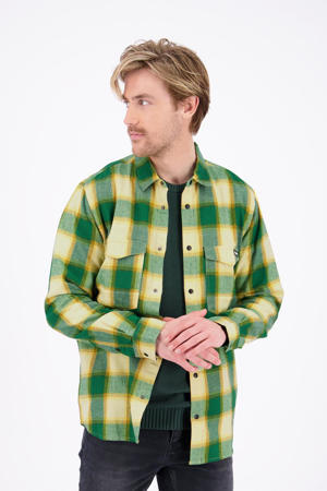 geruit regular fit overhemd BELDRICK ever green