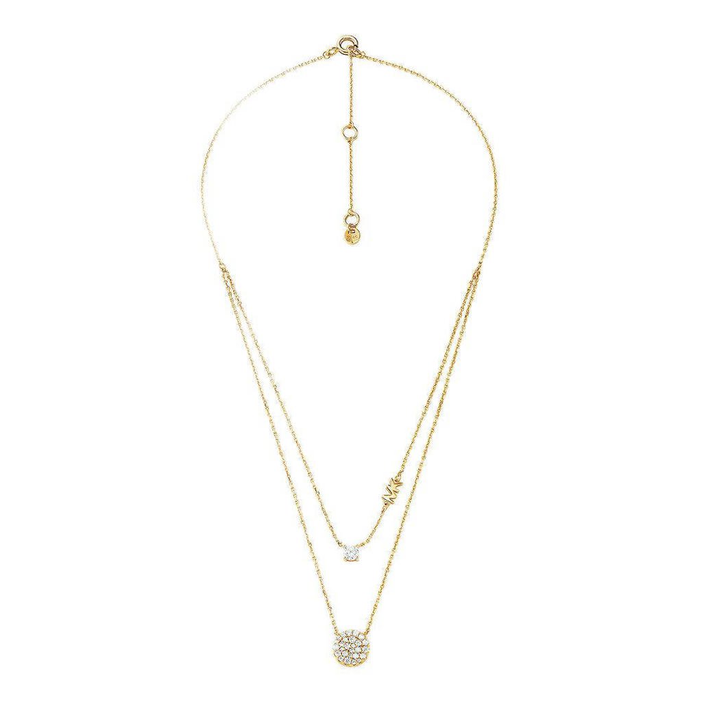 Michael Kors collier MKC1591AN710 Kors Brilliance goudkleurig