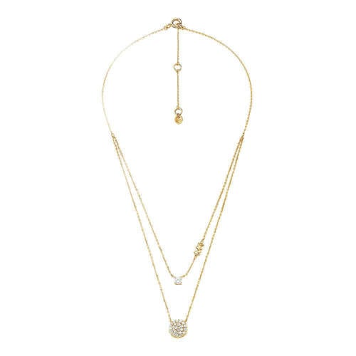 Michael Kors collier MKC1591AN710 Kors Brilliance goudkleurig afbeelding